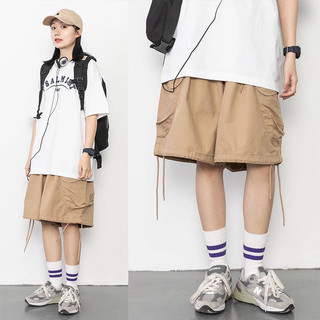 Quần short nam ESEA thời trang Nhật Bản retro hợp thời trang quần short chở hàng phong cách trung lập