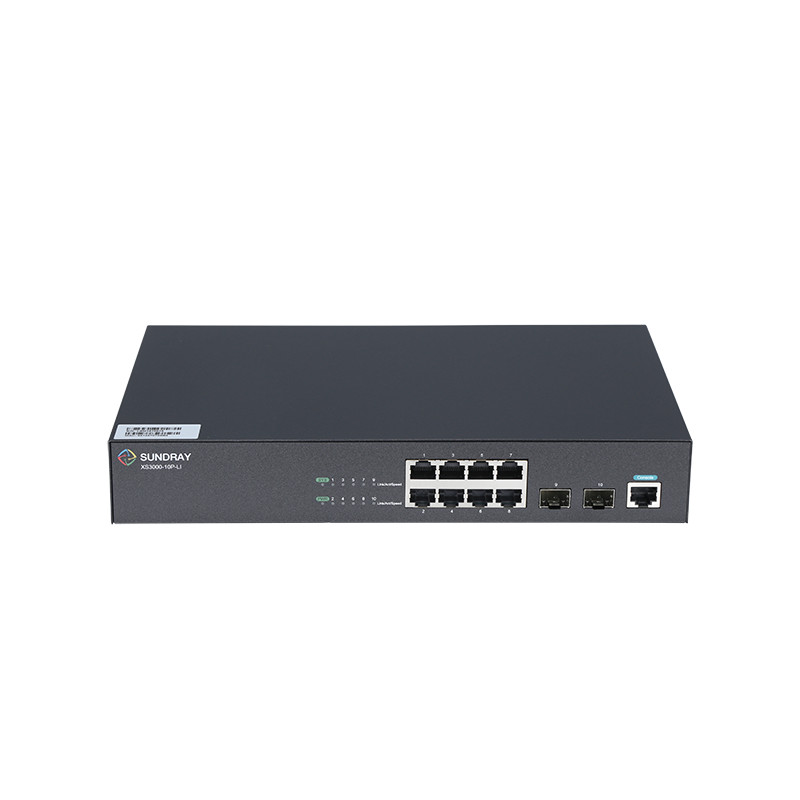 [Chính hãng] Thiết Bị Chuyển Mạch 8 POE Gigabit 2 SFP Sundray XS3000 ...
