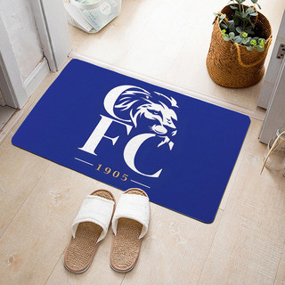 Thảm cửa Logo Chelsea FC Quà tặng thiết thực cho bạn bè Phòng ngủ Văn phòng Trang trí nội thất Thảm trải sàn chống trượt (60x40CM)