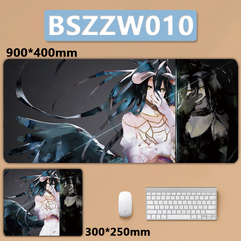 OVERLORD Albedo XXL Lớn Mousepad Bàn Phím Miếng Lót Bàn Phím Máy Tính Game Thủ Bàn Phím Laptop Chuột Thảm Để Bàn Thảm