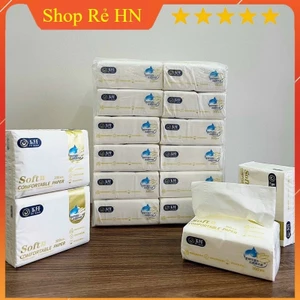 Bịch 12 Gói Giấy Rút Soft 300 Tờ Siêu Dai Không Mủn