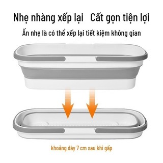 Xô đa năng đựng nước gấp gọn Myd.23 vệ sinh nhà cửa giặt lau rửa xe ô tô xe máy Gia dụng tiện lợi