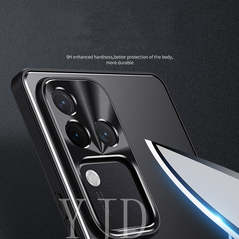 Ốp Lưng Cho Vivo V30 Pro Hợp Kim Nhôm Kim Loại Bao Gồm Tất Cả Vỏ Điện Thoại Chống Sốc