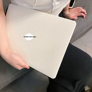Vỏ Da Bảo Vệ Laptop Họa Tiết Cá Sấu 3D Sang Trọng Cho Macbook Air 15 Pro 16 M3 M2 M1 / Pro 15.4 Retina / Pro 14 M2 M1 / Mac Pro 13.3 Air 13.3