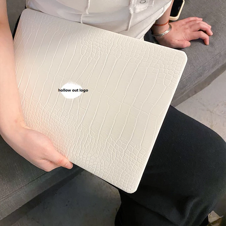 Vỏ Da Bảo Vệ Laptop Họa Tiết Cá Sấu 3D Sang Trọng Cho Macbook Air 15 Pro 16 M3 M2 M1 / Pro 15.4 Retina / Pro 14 M2 M1 / Mac Pro 13.3 Air 13.3