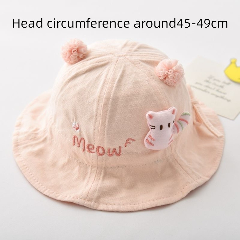 Mũ Cotton EDIWANY, Mũ Bé Gái Hoạt Hình, Mũ Xô Mềm Mại Xuân Hè