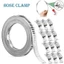 Dây đeo kẹp ống TUYỆT VỜI, Kẹp ống ô tô bằng thép không gỉ 304, DIY với dây buộc Kẹp bánh răng giun có thể điều chỉnh