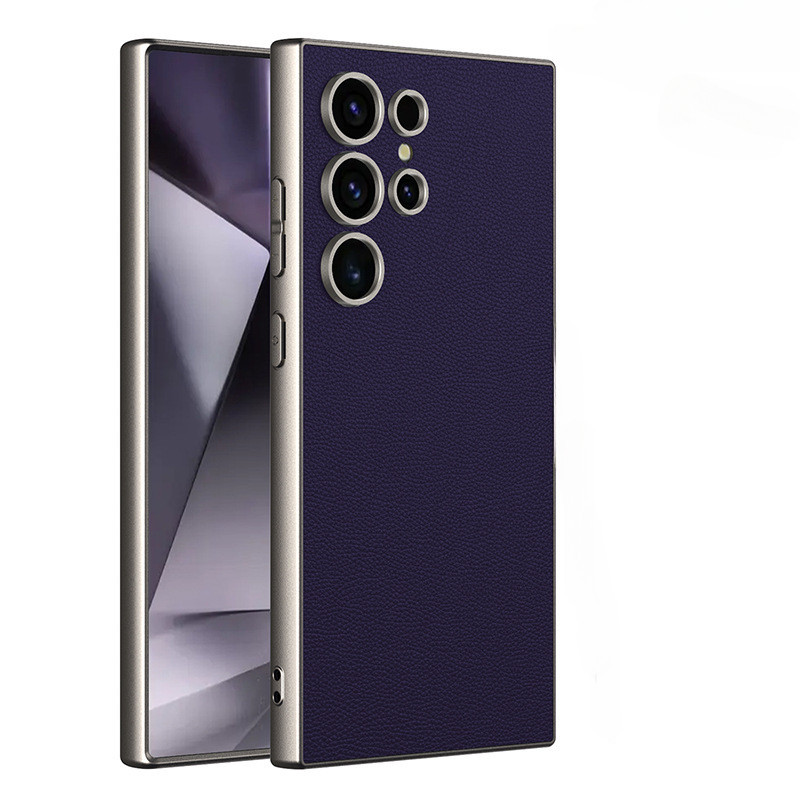 Da Kim Loại Mờ Da Galaxy S24 Ultra Ốp Lưng Điện Thoại Samsung Galaxy S24 Ultra Bảo Vệ Chống Sốc