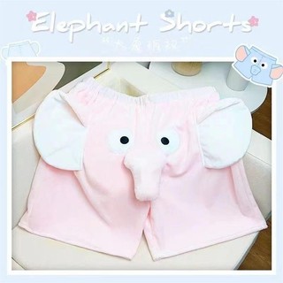 2025NEW Dễ Thương Ngộ nghĩnh Voi Quần Short Mùa Hè Nam Nữ Rời Xấu Xí Dễ Thương Dumbo Cặp Đôi Sinh Viên Bộ Đồ Ngủ Quần