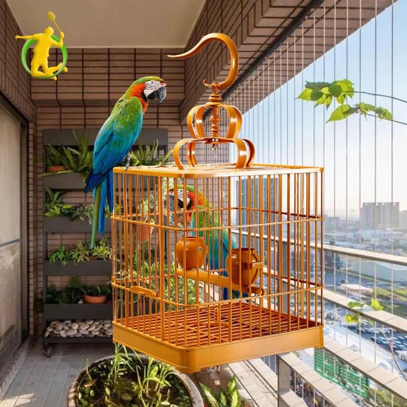 Lồng Chim Lắp Ráp Nhà Chim Vẹt Đứng Lồng Phụ Kiện Đồ Dùng Cho Thú Cưng