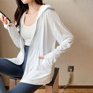 Áo Chống Nắng Nữ, Áo Khoác Chống Nắng chống tia cực tím UPF 50+ Chất Lụa Băng Mỏng Nhẹ Dễ Chịu Ôm Body