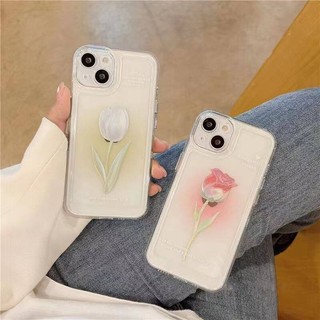 Ốp Lưng Cho Samsung Galaxy A7 2018 A06 Note 10 Lite A81 10 Plus 20 Ultra J6 Plus J2 J7 Prime G530 M23 A72 A73 5G Bao Hoa Tulip Mềm Trong Suốt Mắt Thiên Thần Silicon