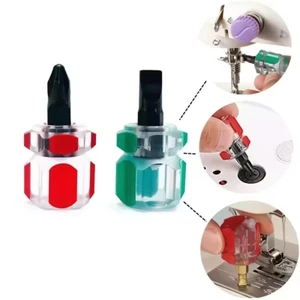 MOON Máy May Tua Vít Mini Tua Vít Ngắn Di Động Đầu Củ Cải Tấm Kim Tua Vít Sửa Chữa Dụng Cụ May