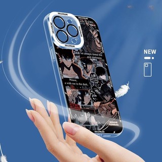 Ốp Lưng Cho Samsung Galaxy A06 A05 A05S A14 A15 A33 A73 A34 A35 A12 S20 A7 2018 Solo Leveling Anime Phim Hoạt Hình Dễ Thương Mềm Trong Suốt Vỏ Điện Thoại