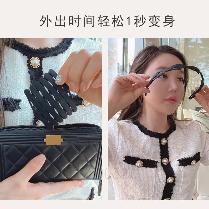 Băng đô có thể thu vào du lịch có thể gập lại để rửa mặt