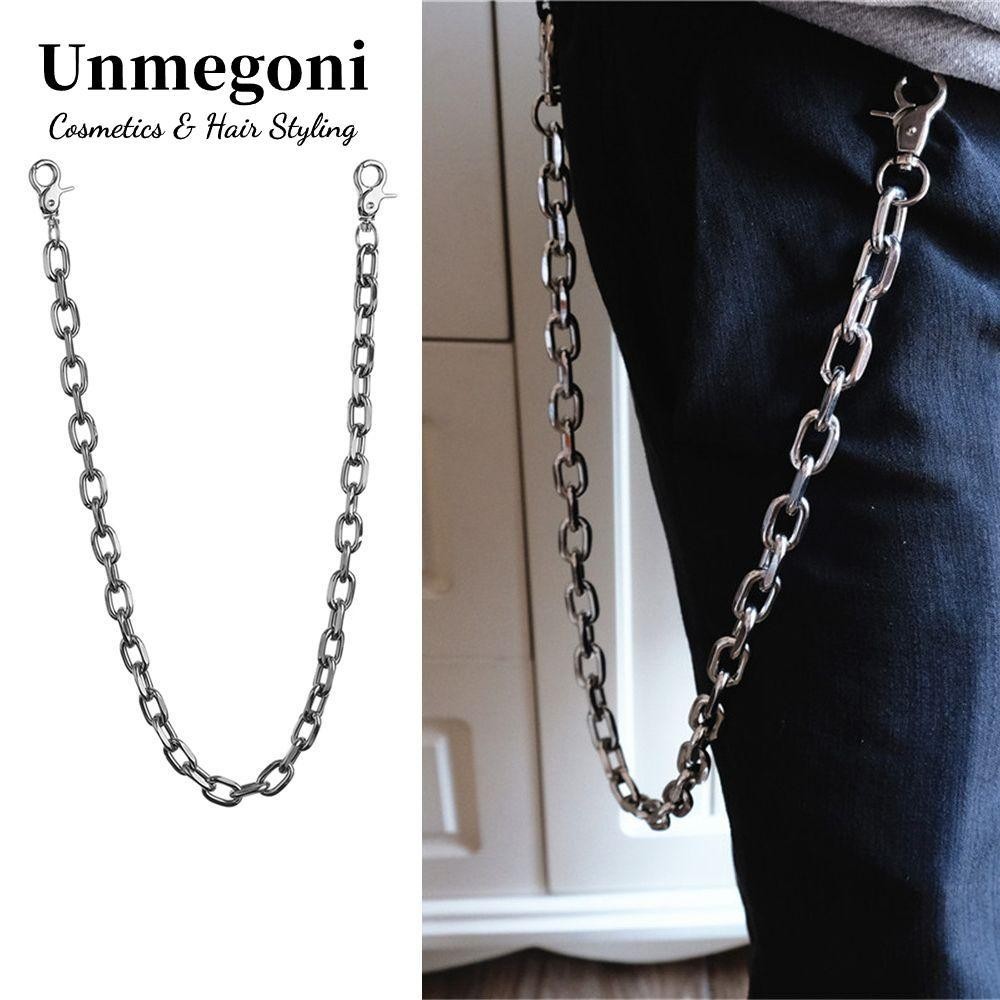 Unmegoni dây xích bằng thép không gỉ đeo trang trí quần phong cách hip hop cá tính