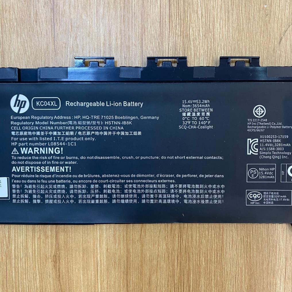 Pin Laptop HP 13-AH000 KC04XL Envy X360 13-ag000, 13-ar000, 13-ah000, 13-aq000, 13m-aq000, KC04XL
