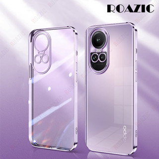 Dành Cho OPPO Reno 10 5G / Reno 10 Pro 5G / OPPO Reno 11 Pro 5G Ốp Điện Thoại Sang Trọng Mạ Cạnh Trong Suốt Vỏ Silicon Mềm Chống Sốc Trong Suốt Reno10 Pro Reno11 Pro