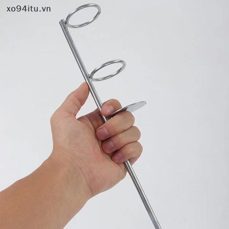 Xoitu Sea Rod Holder Casg Rod Ground Plug 30 / 37 / 47cm Giá đỡ đơn giản Giá đỡ cần câu ngoài trời Vòng tròn đôi Giá đỡ phích cắm mặt đất VN