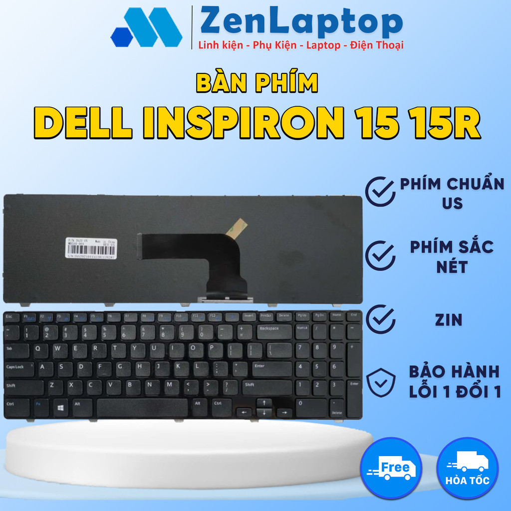 Bàn Phím Laptop Dell Inspiron 15 15R 3521 3531 3537 5521 5537 5535 ...