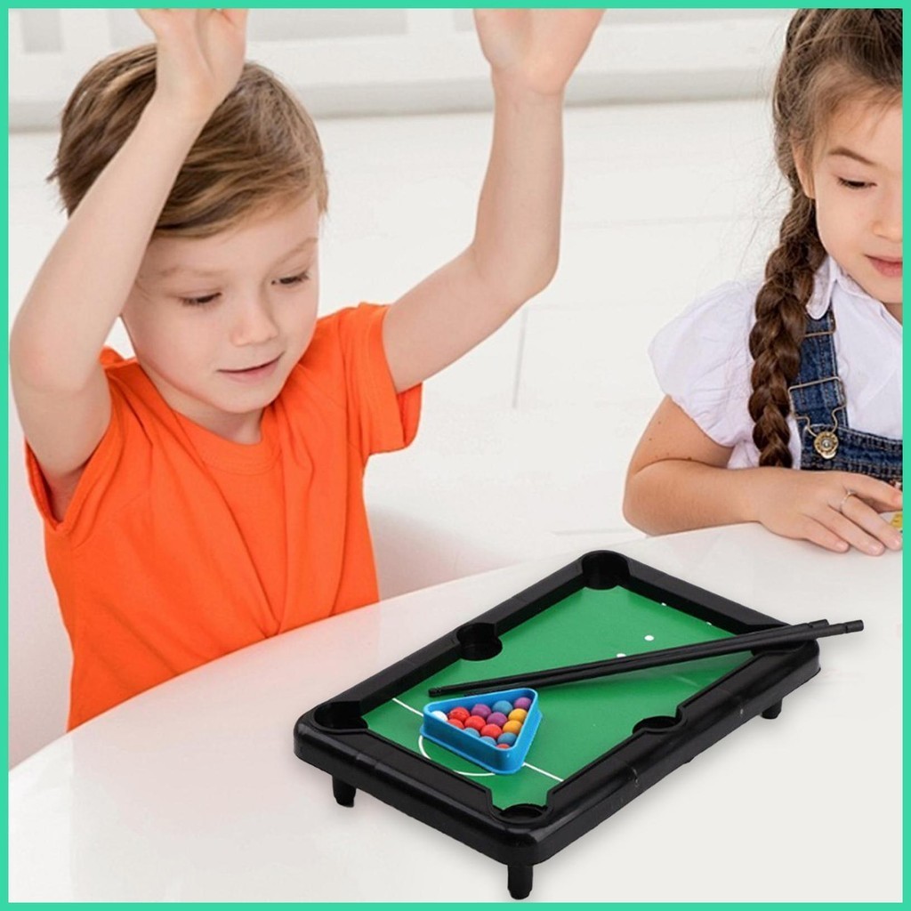 Trẻ Em Bể Bơi Bàn Mini Bi-a Trò Chơi Nhỏ Để Bàn Bộ Bể Bơi Bàn Đầu Bàn Snooker Vui Nhộn Thu Nhỏ Gia Đình Ban sonlekvn