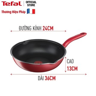 Chảo chiên lòng sâu chống dính Tefal So Chef 28cm (G1358695) - Dùng mọi loại bếp |HỎA TỐC 2H HCM|