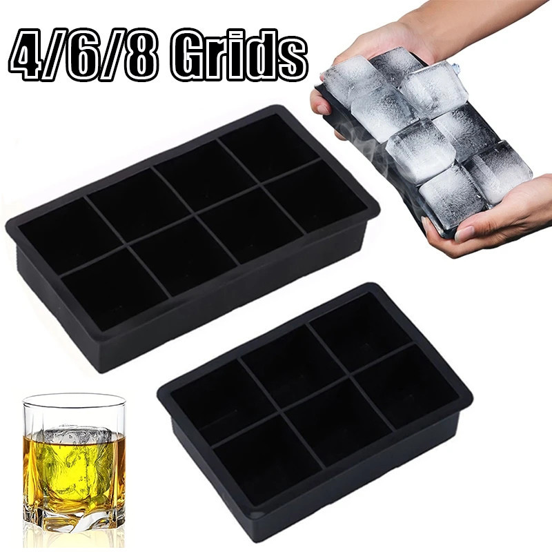 Nhà Bếp Khổng Lồ Bảo Quản Thực Phẩm Bữa Ăn Nước Sốt Silicon Tủ Đông Khay Thêm Đá Viên Khay Thực Phẩm Đóng Băng Khuôn