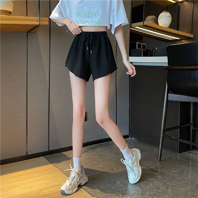 2024 Nữ Rời Ống Rộng Quần Short Cao Cấp Thường Ngày Plus Size Quần Short Thể Thao S-4XL