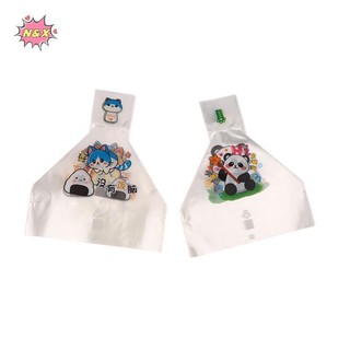 N & X 50 Chiếc Hoạt Hình Đáng Yêu Gạo Tam Giác Nhật Bản Túi Đóng Gói Dùng Một Lần Nori Onigiri Quấn Túi Sushi.