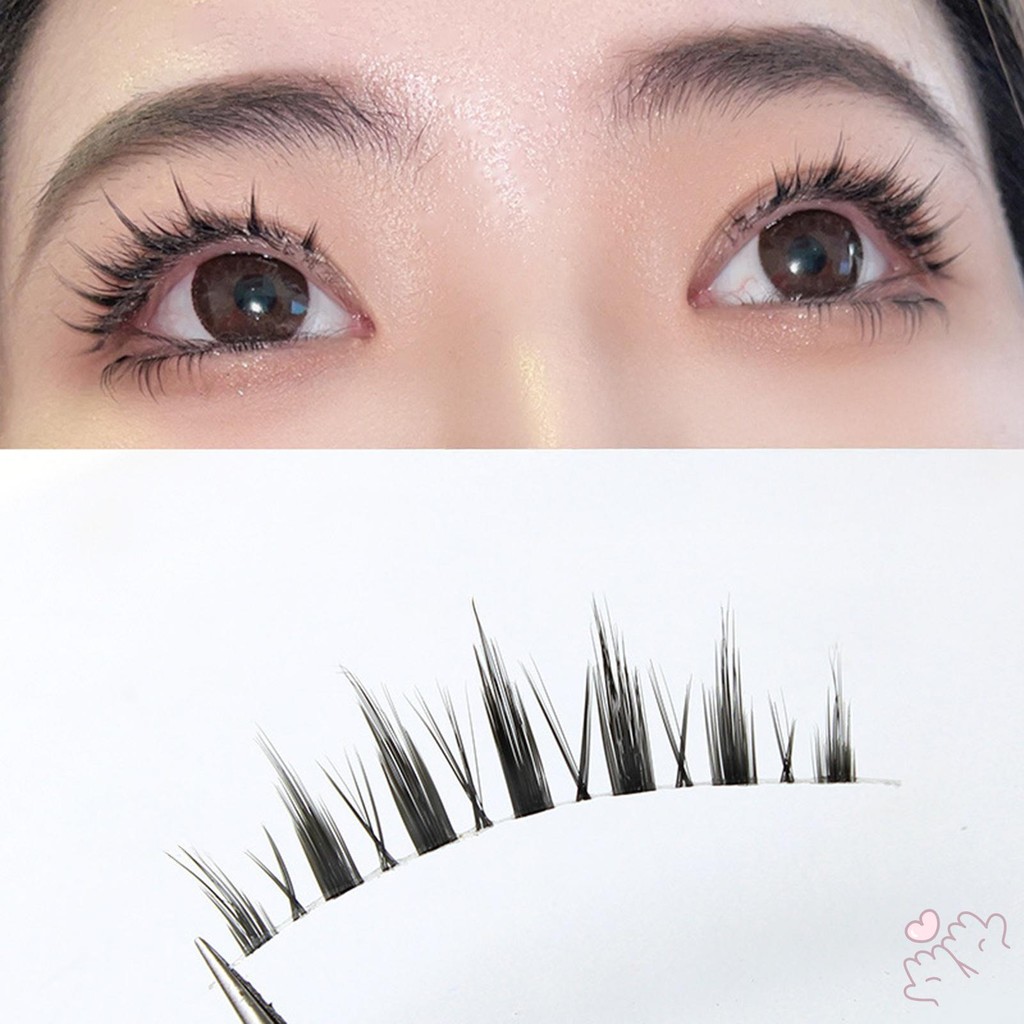 5 Cặp Dải Wispy Giả Mi C Curl DIY Anime Full Strip Mi