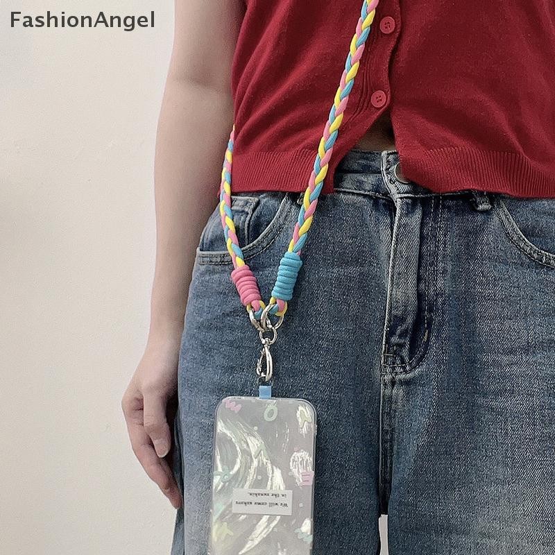 FashionAngel Nhiều Màu Sắc Đeo Ngang Dài Dây Đeo Điện Thoại Dây Xích Cho Huawei Móc Khóa Móc Khóa Đa Năng Túi Điện Thoại Mặt Dây Chuyền VN