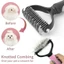 Chuyên Nghiệp Thú Cưng Deshedding Bàn Chải Lông Chó Tẩy Lông Thú Cưng Thắt Nút Cắt Chó Con Mèo Lược Chải Chó Chải Lông Đồ Dùng