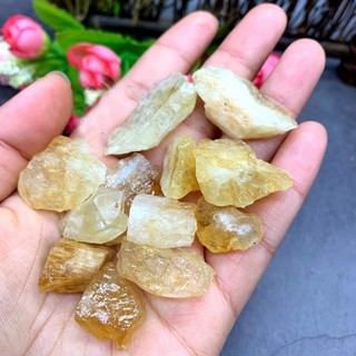 3-5cm Pha lê nguyên đá hương liệu bột đá trắng tím vàng xanh fluorite để trang trí văn phòng tại nhà