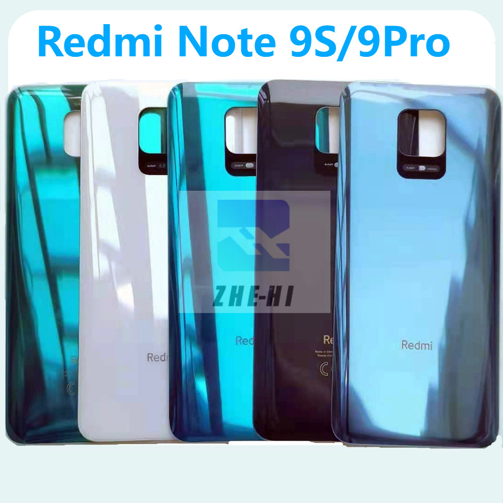 Mới dành cho Redmi Note 9S/Note 9 Pro lưng pin kính cửa sau pin vỏ keo ...