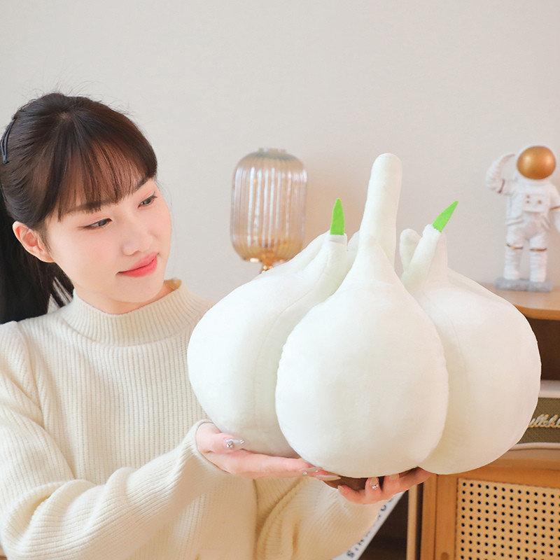 Rytanda Ớt cà tím đồ chơi sang trọng Búp bê tỏi dễ thương Gối mềm rau củ Gối ngủ Quà tặng sinh nhật cho bạn gái, Quà tặng trẻ em, Đồ trang trí nhà cửa