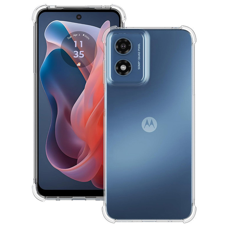 Dành Cho Motorola Moto G Play 4G 2024 2023 2021 Vỏ Mềm Chống Sốc Pha Lê Gel Trong Suốt TPU Vỏ Chống Sốc