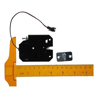 [Giao hàng từ Việt Nam] Khóa điện từ tủ NEATDWELL, Khóa chốt điện DC 12V 2A bằng đồng, Công nhân khóa điều khiển điện màu đen bằng thép Carbon di động