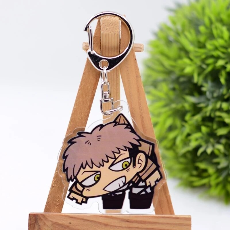 Móc khóa Attack on Titan Erwin Hange LEvi Eren Army Mikasa Jean Sasha 4 Phụ kiện trang trí túi xách Balo