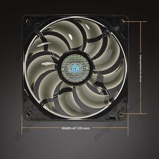 COOLER MASTER 120 120 120mm Quạt khung gầm PWM Gale Âm lượng Quạt im lặng 12025 Quạt khung gầm