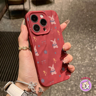 Star Rabbit Phone case for IPhone17 16 15 14 13 12 11 X Xs Xr 7 8 Plus Pro Max Anti Drop wrinkle Soft Back Cove JKP