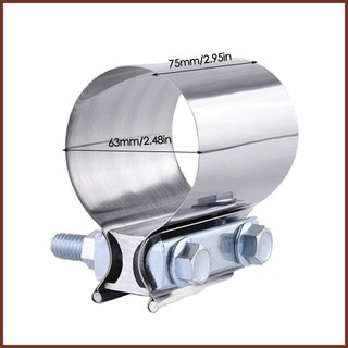 Dây Xả Kẹp Thép Không Gỉ Ống Xả Khớp Nối Bộ Giảm Thanh Kẹp Ô Tô Thay Thế Ống Xả Kẹp Xả haoyisvn haooyisvn