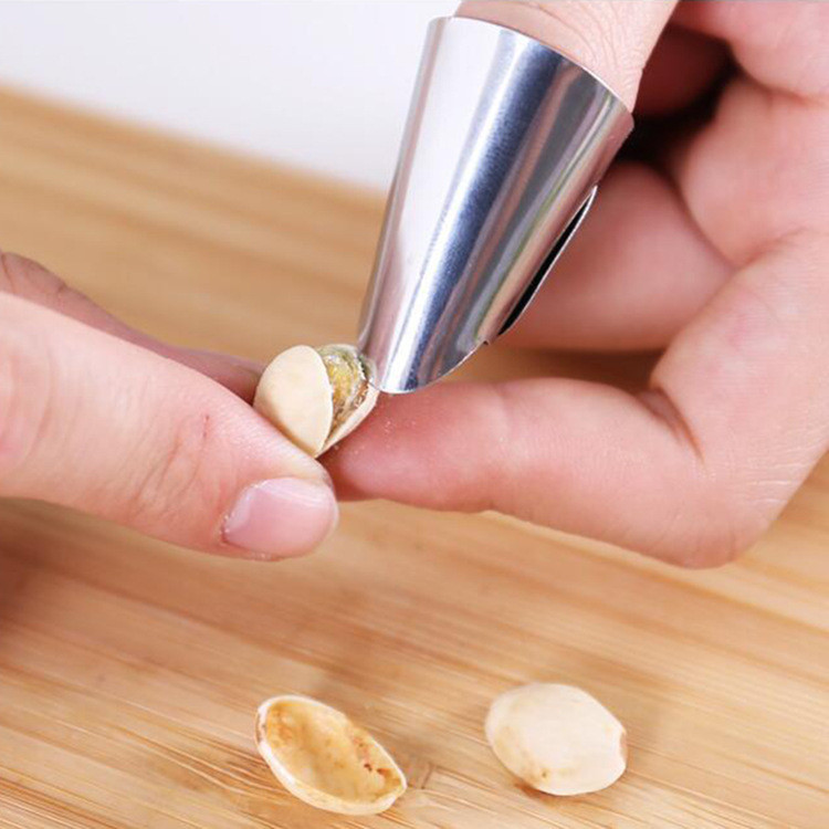 Dụng Cụ Bảo Vệ Ngón Tay Gọt Vỏ Bằng Thép Không Gỉ Đa Chức Năng
