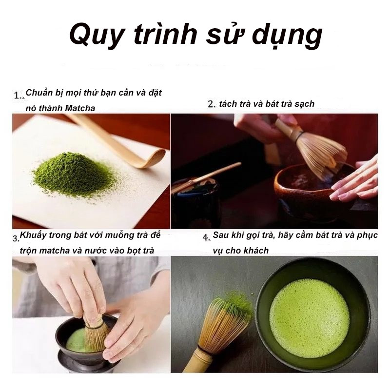 Chổi Đánh Matcha，Chổi Chasen đánh Matcha，bộ dụng cụ pha trà matcha，Cây khuấy trà xanh Nhật Bản，Chổi Khuấy Trà