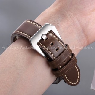 Dây đồng hồ da mềm Panerai 20mm 22mm 24mm 26mm cho nam nữ, vòng tay cổ điển, chống nước