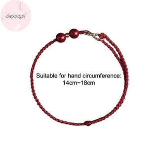 Deyangk Thời Trang Đơn Giản May Mắn Vòng Tay Dành Cho Nữ Handmade Biểu Tượng Cặp Đôi Vòng Tay Cinnabar Hạt Vòng Tay Quà Tặng VN