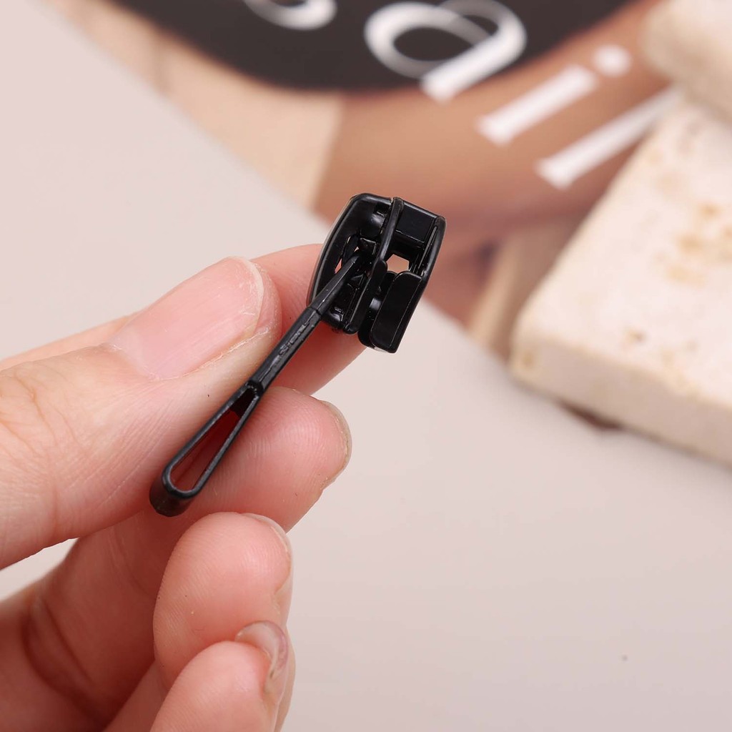 5 Đầu khóa kéo chống nước vô hình - Khóa kéo hai mặt liền mạch ngược - Đầu khóa kéo thay thế kim loại - Phụ kiện may vá - Bộ sửa chữa quần áo cho túi đựng áo khoác