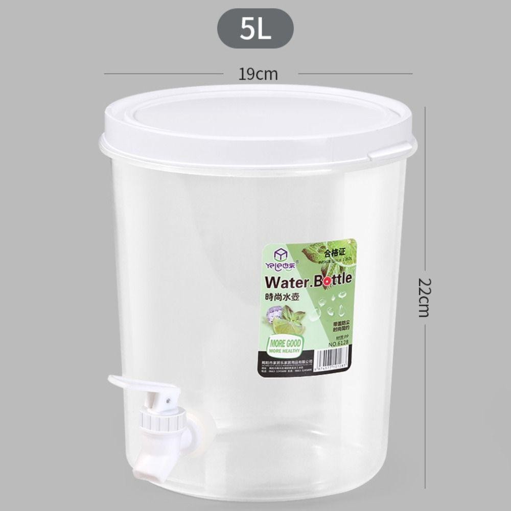 AWNGD Tủ lạnh ấm siêu tốc nước lạnh, vòi chanh, bình đựng nước ép gia đình có nắp, hộp đựng đồ uống