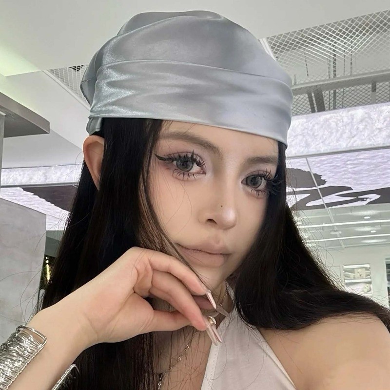 3 Khăn quàng cổ Punk thời trang - Vintage, Thanh lịch, Phong cách Y2k - Dành cho nữ Phụ kiện tóc Headwarp - Spice Girls Bandana phổ biến - Khăn quàng đầu Hip Hop