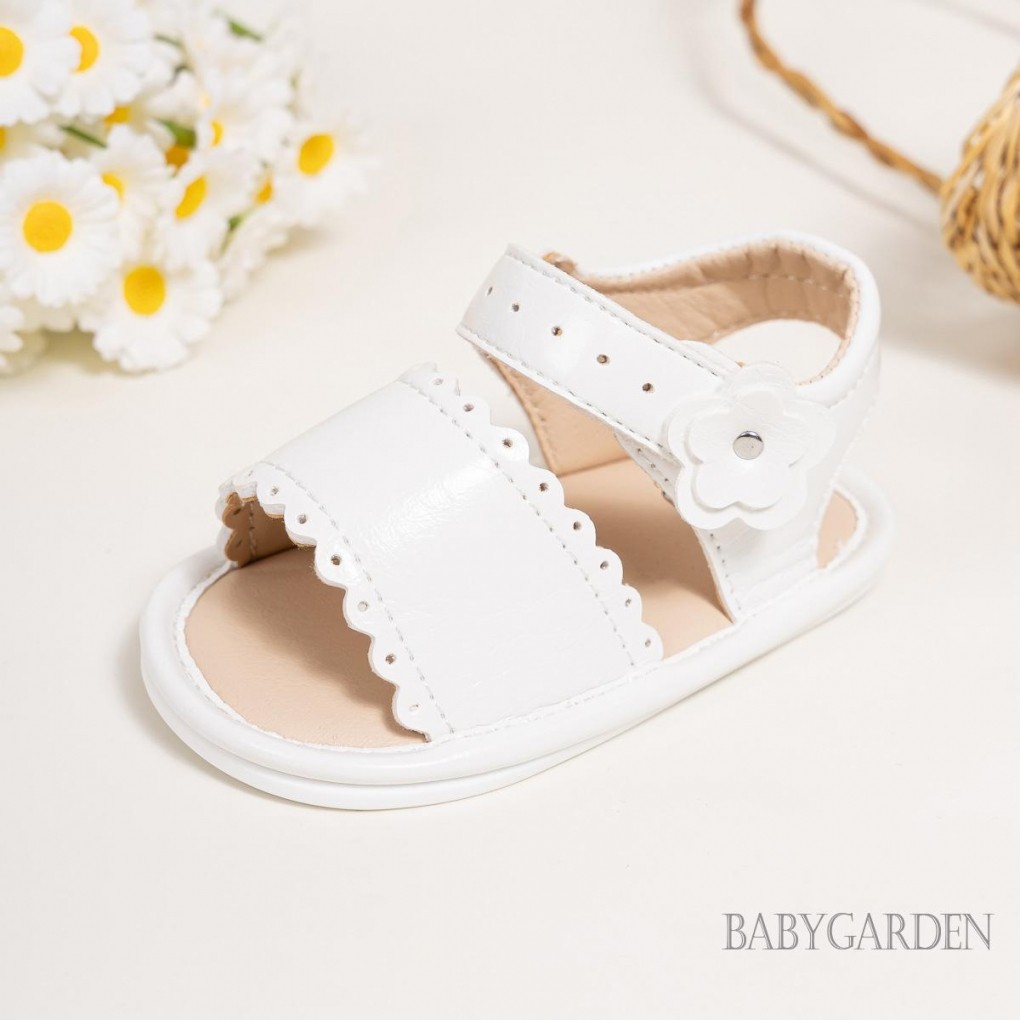 / / -Baby Girl Dép Da PU Linh Hoạt Chống Trơn Trượt Mùa Hè Giày Tập Đi Cho Bé Hàng Ngày