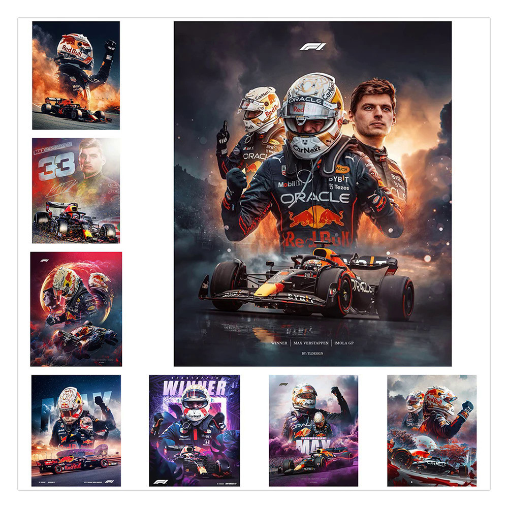 Poster xe đua F1 Racing World Championship dán tường - Áp phích Formula ...